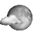 Klare Nacht mit Quellwolken